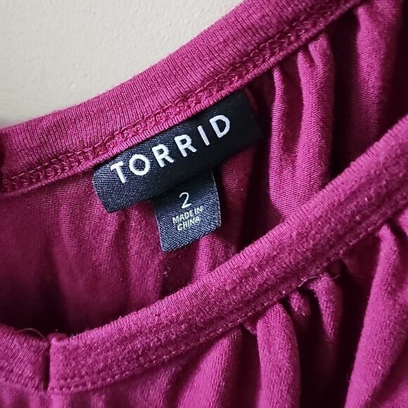 Super cute Torrid shorts romper size 2 - Picture 5 of 6